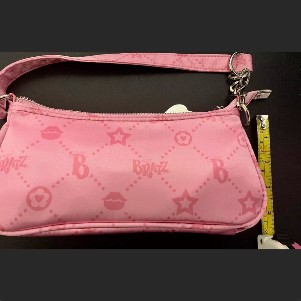 Dolls Kill x Bratz Girlz Really Rock Satin Repeat Print Shoulder Bag NEW - Picture 7 of 9
